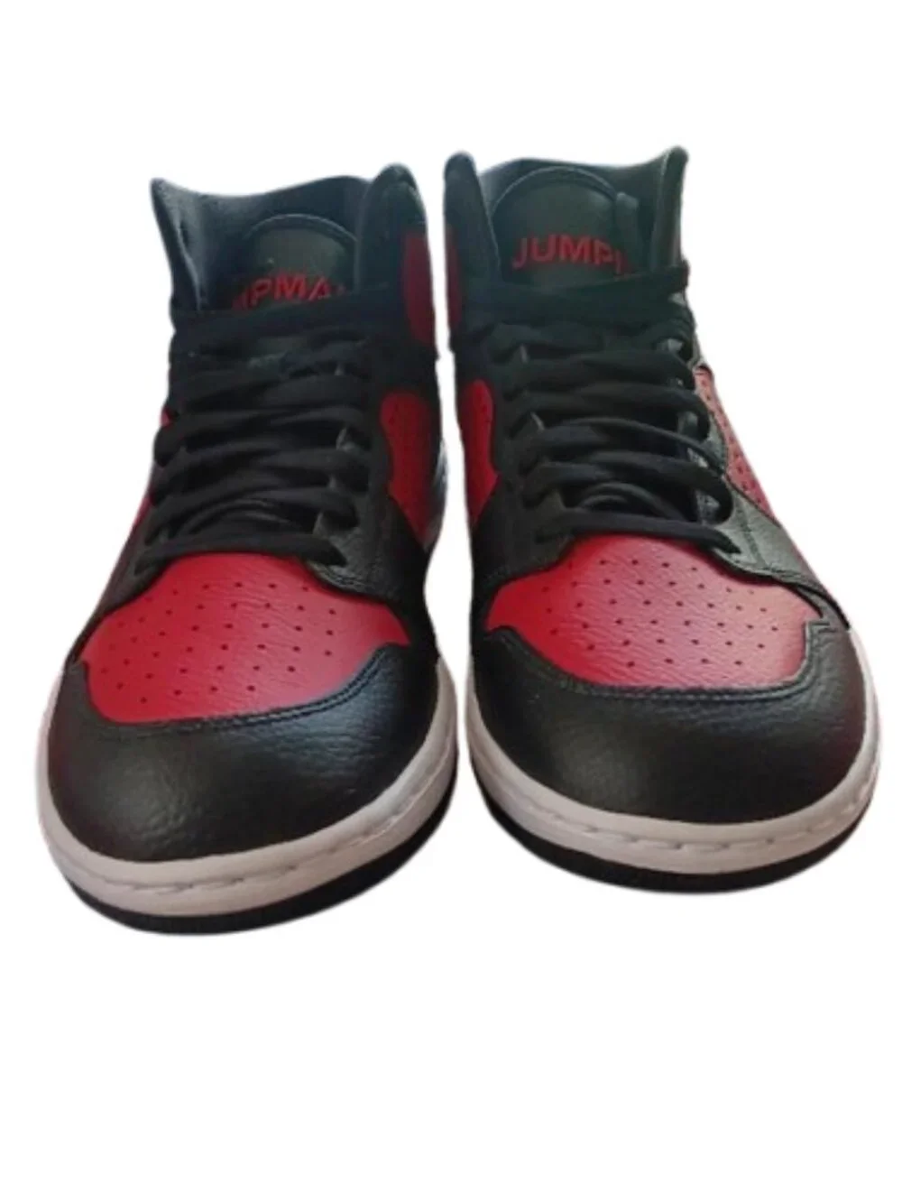 Air Jordan 1 Mid Black/Red Men’s 11.5 (AR3762‑006)